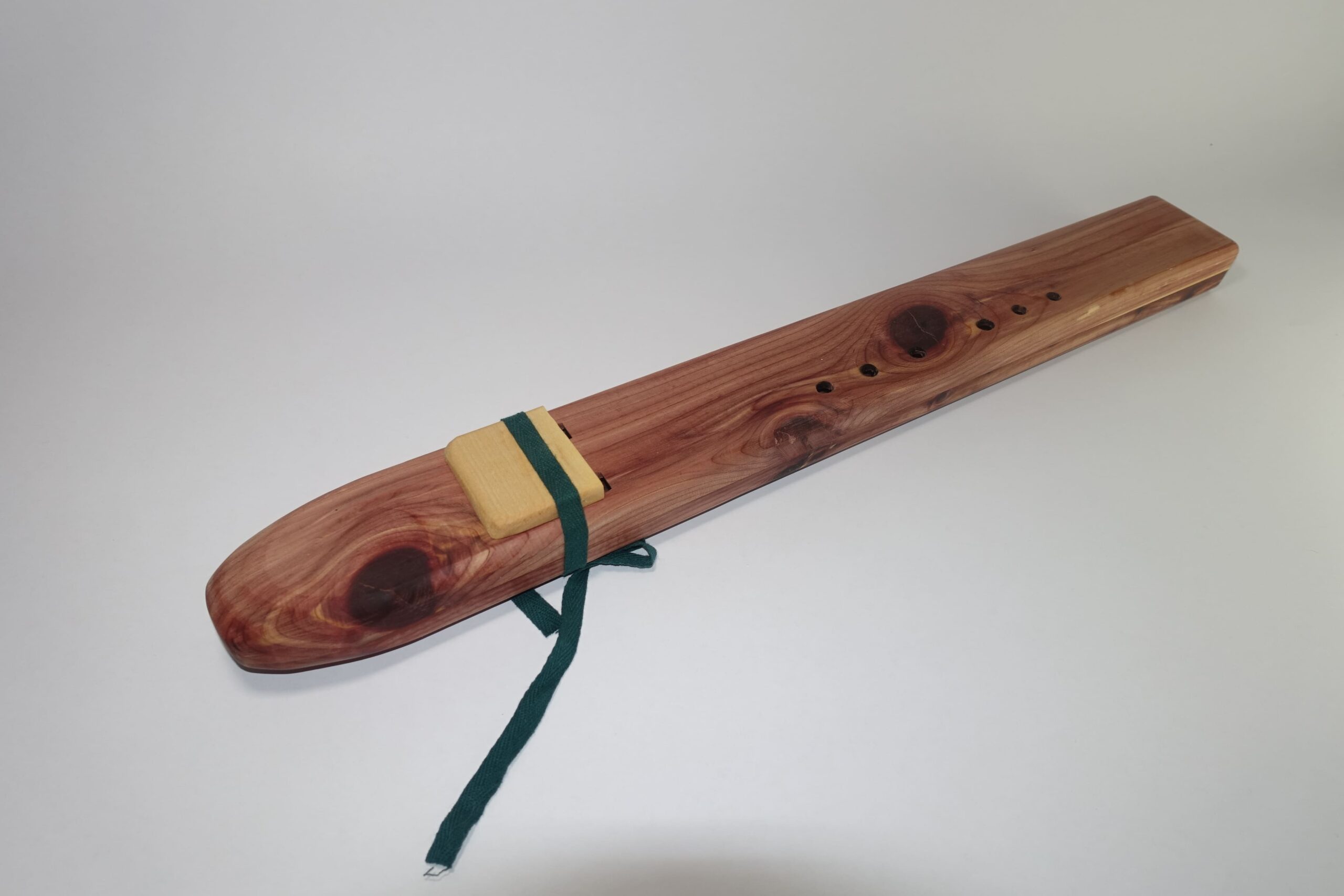 Drone Flute/Indianerflöte/Doppelflöte D 432Hz Purple Heart