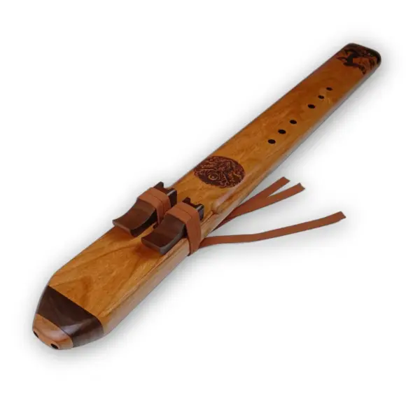 Drone Flute Kirschbaum Deer Spirit